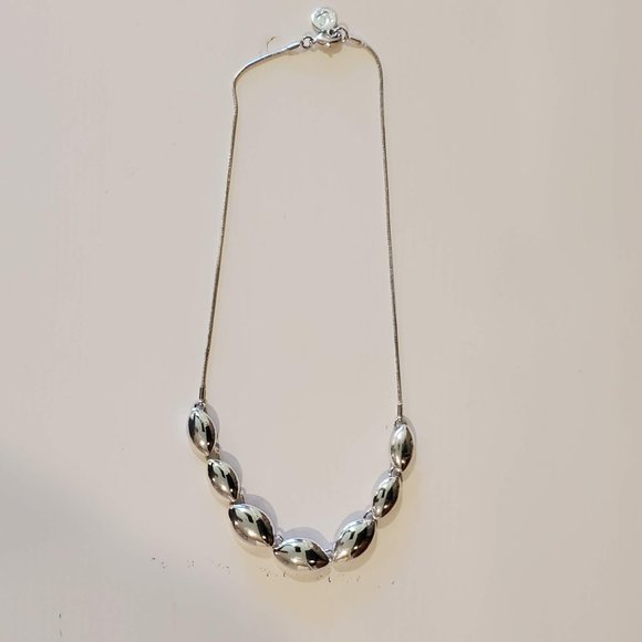 Liz Claiborne Jewelry - Shiny, Silver beaded necklace